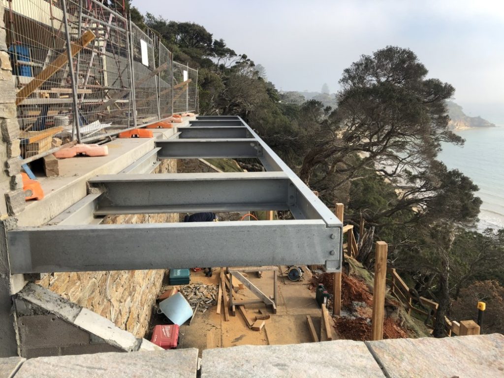 Cantilevered Deck Structure Portsea Pinnacle Metal Fabrications